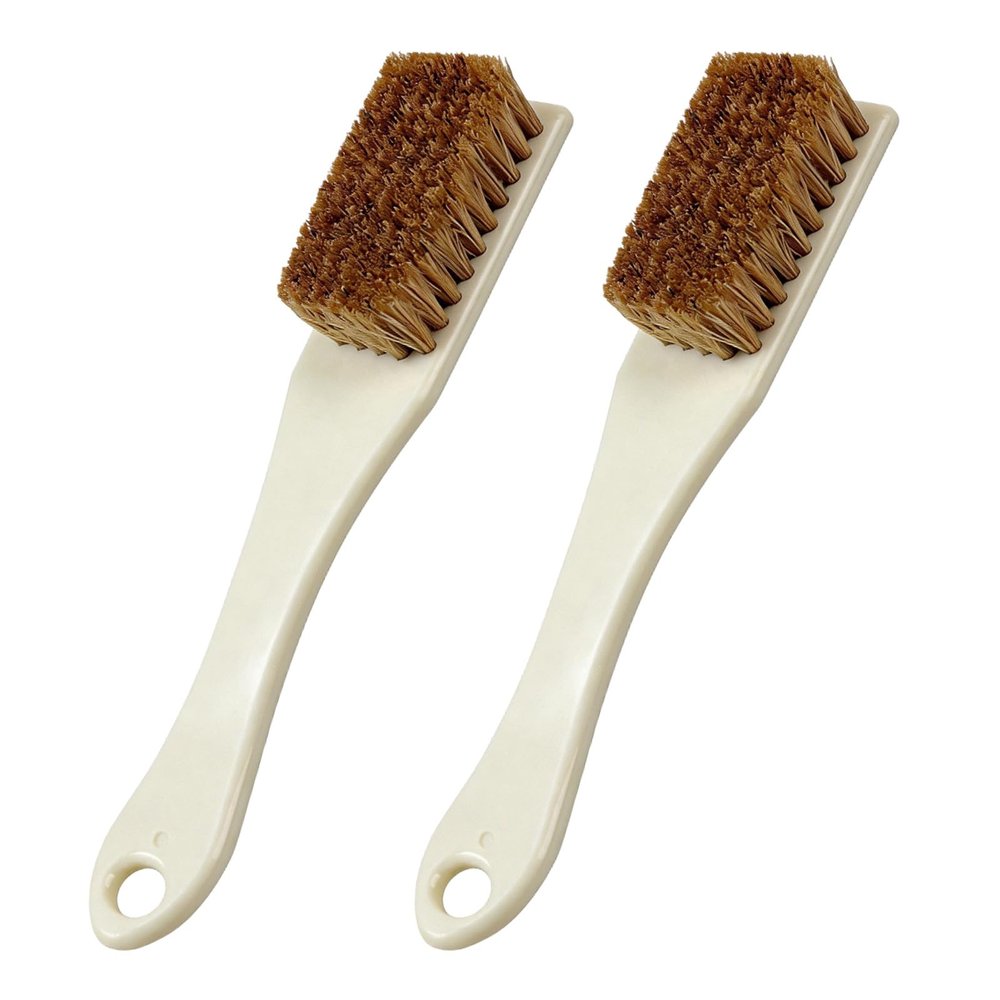 2-Pack Climbing Brush Set - Thick Boar's Hair Bristles for Rock Climbing, Bouldering & Gym Training - Durable Chalk Brush for Optimal Grip & Performance on Climbing Walls