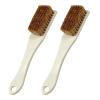 2-Pack Climbing Brush Set - Thick Boar's Hair Bristles for Rock Climbing, Bouldering & Gym Training - Durable Chalk Brush for Optimal Grip & Performance on Climbing Walls view 1
