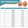 1 Pair Non Adhesive Teardrop Silicone Breast Forms - Mastectomy Prosthetic for Transgender Crossdresser, E Cup(Self Adhesive,K Cup) view 4