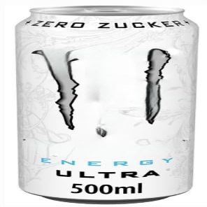 Energy Drink Ultra White 500ml (Pack of 12) "Energize Mind and Body," "Fuel Your Passion," and "Find Your Power"