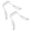 Abaodam 2pcs Eyeglasses Nose Pads Silicone Replacement for Glasses Spectacle Bridge Nose Pads Soft Cushion U Shaped Eyeglass for Eyeglass view 1
