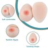 Teardrop Silicone Fake Boobs E Cup - 1 Pair Self Adhesive Breast Forms for Transgender Crossdresser, Realistic Shape(Self Adhesive,KK Cup) view 3