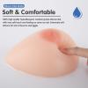 1 Pair Concave Bottom Teardrop Silicone Breast Forms - AAA Cup, White Mastectomy Prosthesis, Realistic Fake Breasts(M Cup) view 2
