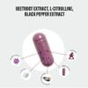 SportBeets Beetroot Extract 32,500mg Capsules Standardised to 6% Nitrates - L-Citrullne 1,000mg & Black Pepper to Enhance the Benefits of Beetroot. (32,500mg from 500mg of a 65:1 Extract Ratio) view 4