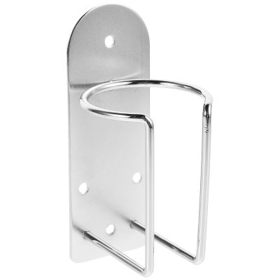DRESSOOS Stainless Steel and Clipper Holder Rack, Wall-mounted Bathroom Shaving Accessory Organizer, Silver Hairdressing Tool Storage for Barbers and Salon Use