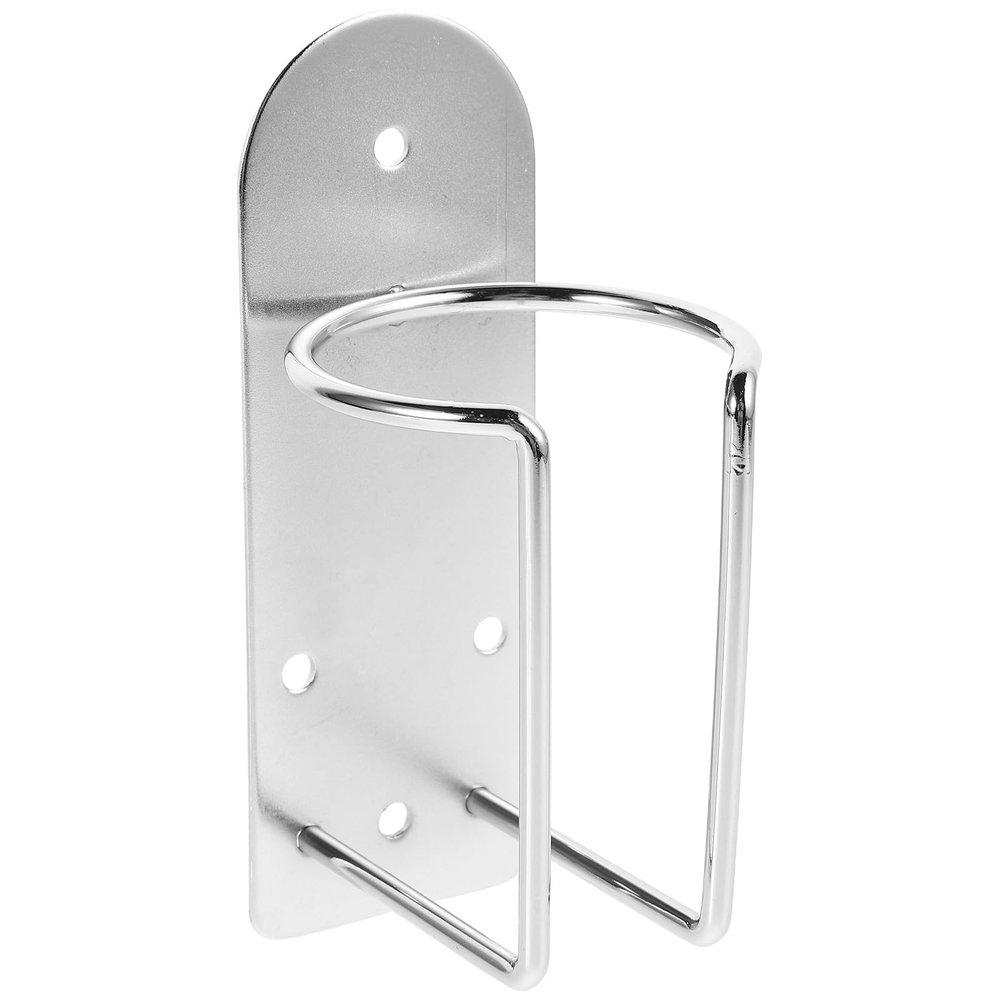 DRESSOOS Stainless Steel and Clipper Holder Rack, Wall-mounted Bathroom Shaving Accessory Organizer, Silver Hairdressing Tool Storage for Barbers and Salon Use