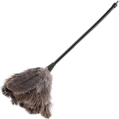Ostrich Feather Duster - Dusting Duster - Handmade, Anti-static, Washable, Reusable | Lightweight Cleaning Tool - For Cleaning Books, Cars, Keyboards, Offices, And Homes(L)