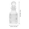HOMSFOU Mini Bitters Bottle Glass Portable Sealed Bar Accessory for Cocktail Mixing Suitable for Bartenders and Home Use view 2