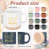 Yetene 36 Pcs Employee Appreciation Gift Bulk 13 oz Thank You for Awesome Ceramics Coffee Mugs Inspirational Makeup Bags Compact Mirrors Gift for Women Coworkers Staff Nurse Girls Teacher view 3