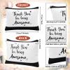 Yetene 36 Pcs Employee Appreciation Gift Bulk 13 oz Thank You for Awesome Ceramics Coffee Mugs Inspirational Makeup Bags Compact Mirrors Gift for Women Coworkers Staff Nurse Girls Teacher view 4