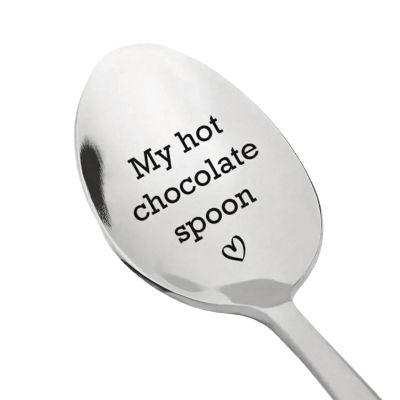 Hot Chocolate Spoon Gifts for Daughter Son Birthday Christmas Gifts for Hot Chocolate Lovers Dad Mum Retirement Gifts for Daddy Mummy Best Friend Friendship Gifts for Women Men Husband Wife Spoon Gift