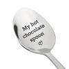 Hot Chocolate Spoon Gifts for Daughter Son Birthday Christmas Gifts for Hot Chocolate Lovers Dad Mum Retirement Gifts for Daddy Mummy Best Friend Friendship Gifts for Women Men Husband Wife Spoon Gift view 1
