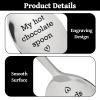 Hot Chocolate Spoon Gifts for Daughter Son Birthday Christmas Gifts for Hot Chocolate Lovers Dad Mum Retirement Gifts for Daddy Mummy Best Friend Friendship Gifts for Women Men Husband Wife Spoon Gift view 3