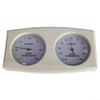 Real Time Temperature and Humidity Monitor for Sauna Rooms with Wooden Body and Analog Display 2 in 1 Functionality Compact Design view 1