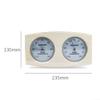Real Time Temperature and Humidity Monitor for Sauna Rooms with Wooden Body and Analog Display 2 in 1 Functionality Compact Design view 3