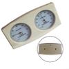 Real Time Temperature and Humidity Monitor for Sauna Rooms with Wooden Body and Analog Display 2 in 1 Functionality Compact Design view 4