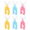 iplusmile 6pcs U-Shaped Manual Toothbrush Set with Soft Silicone Heads, 360-degree Tooth Cleaning Tools for Boys, Friendly Colors for Daily Dental Care Random Color view 1