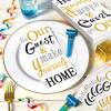 100 Pcs Friends & Family Home Range Paper Napkins 3 Ply Welcome Guest Disposable Absorbent Hand Towels Soft Dinner Paper Napkins for Bathroom Home Kitchen Wedding Holiday Baby Bridal Shower view 4