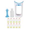 Omabeta Squeeze Station Portable Fruit Puree Squeezer for DIY Food Pouches in Blue, Rosy Red for Home Kitchen 12.0x5.1x3.7in (Blue) view 1