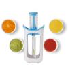 Omabeta Squeeze Station Portable Fruit Puree Squeezer for DIY Food Pouches in Blue, Rosy Red for Home Kitchen 12.0x5.1x3.7in (Blue) view 2