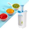 Omabeta Squeeze Station Portable Fruit Puree Squeezer for DIY Food Pouches in Blue, Rosy Red for Home Kitchen 12.0x5.1x3.7in (Blue) view 3