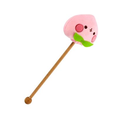 Abaodam Cartoon Massage Hammer Plush Massage Stick and Stimulating Circulation Made of Plush and Timber for Home and Travel Use