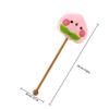 Abaodam Cartoon Massage Hammer Plush Massage Stick and Stimulating Circulation Made of Plush and Timber for Home and Travel Use view 2