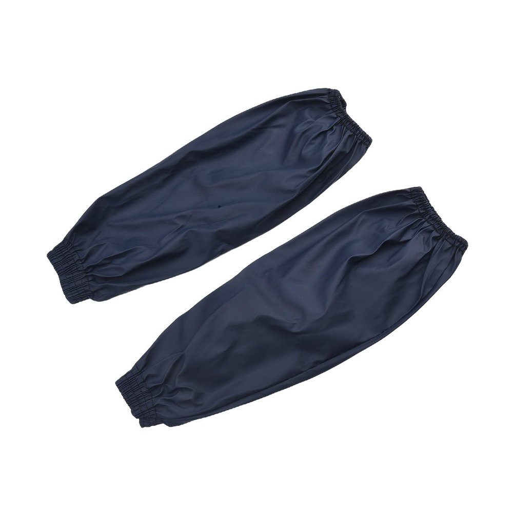 BildeeMait PU Oversleeves Oil Waterproof for Protection, Elasticated Cuffs, Wrist-to-Elbow Coverage, 38 x 18 cm, 1 Pair