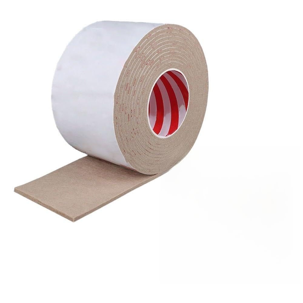 BildeeMait Window Anti-Condensation Absorbent Strip, Brown Felt Moisture Absorber Glass, 3 cm x 2 m, Reusable