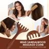3 Piece Gua Sha Head Massage Comb, Self-Care Scalp Combs with Wide Teeth, Sandalwood Meridians Scalp Massage, Wooden Five-Claw Acupressure Therapy Brush for Face, Neck, Back and Lymphatic view 4