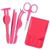 4 Pcs Eyelash Applicator Tool Lash Applicator Tool Kit DIY Eyelash Extension Tweezers Set Lash Tweezers Kit Professional Eye Lashes Applicators Tools for DIY Eyelashes Extension Cluster Lashes Removal view 1