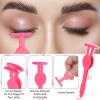 4 Pcs Eyelash Applicator Tool Lash Applicator Tool Kit DIY Eyelash Extension Tweezers Set Lash Tweezers Kit Professional Eye Lashes Applicators Tools for DIY Eyelashes Extension Cluster Lashes Removal view 4