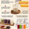80g X 5 Bags Soy Milk Mix - Pre-Measured Whole Grain Blend For Blender, Instant Non-GMO Breakfast, Nutrient-Rich & Smooth(#2) view 3