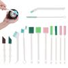 13pcs Humidifier Cleaner Brush Set, Small Detail Cleaning Brushes for Humidifiers Mini Cleaner Kit Tool for Household Keyboards Bottles Tiles Tight Spaces view 1