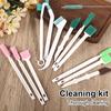 13pcs Humidifier Cleaner Brush Set, Small Detail Cleaning Brushes for Humidifiers Mini Cleaner Kit Tool for Household Keyboards Bottles Tiles Tight Spaces view 3