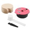 BildeeMait Reusable Coffee Capsule Pod for Tassimo Machines 74x30mm for PP Filter Basket with 60mL 180mL Silicone Lids view 3