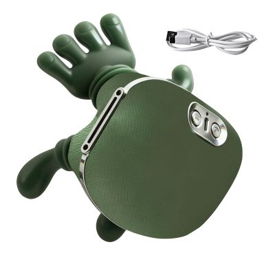 Neck Massager Hands - PU Leather, Back Massage Hand-Shaped | Bionic Hand Design Massage for Home Break After Exercise Daily Routine Bedtime Study Long Drive Weekend Holiday