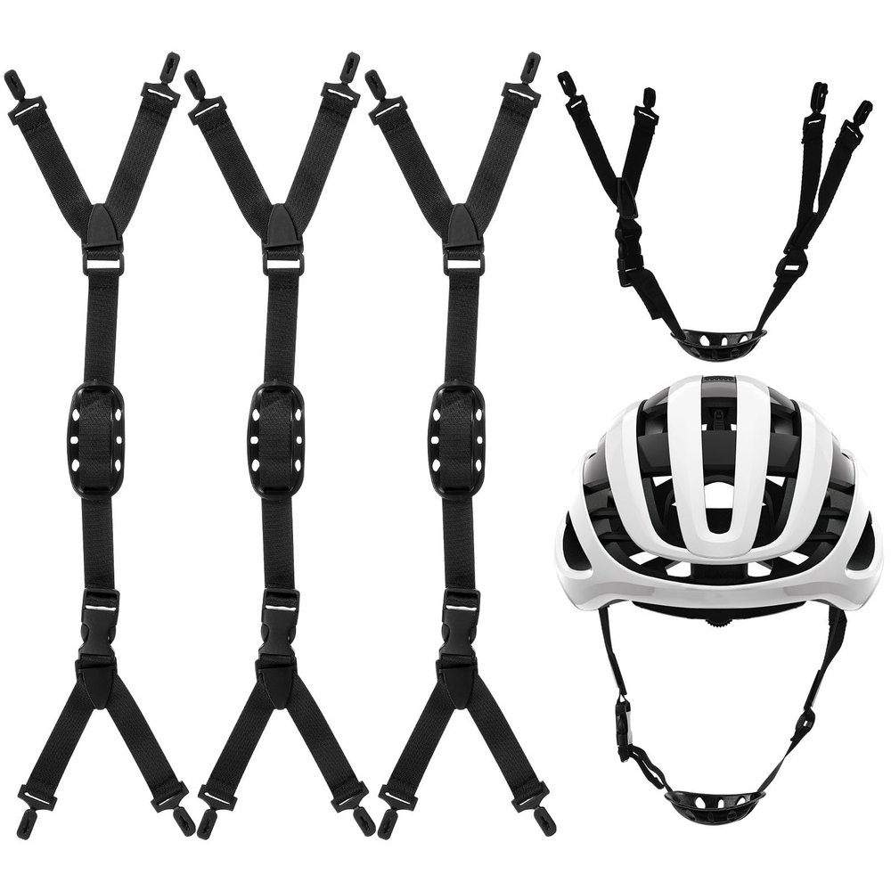 BESPORTBLE Helmet Chin Strap 6 Pcs Adjustable Hard Hat Retention Band Set Outdoor