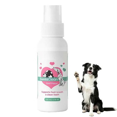 Dentaclean Spray for Dogs & Cats, Natural Breath Freshener No-Brush Oral Care Solution, Dentaclean -Dogs/Cats, for a Healthy Balance of Oral, Supports Gum Health Tartar Remove (1 Bottle)