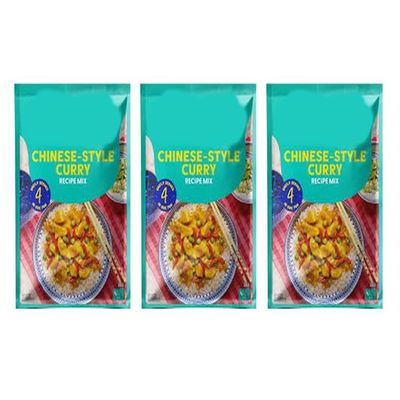 Chinese-Style Curry Recipe Mix, 35g, Free From Artificial Colours and Flavourings, Suitable for Vegetarians, Pack of 3