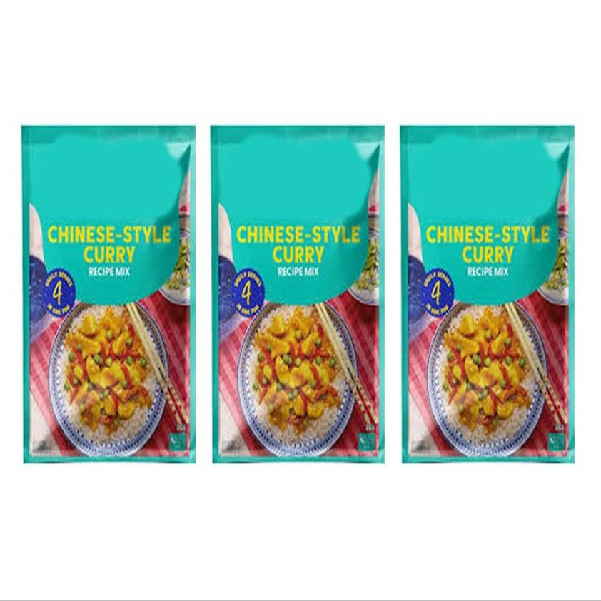 Chinese-Style Curry Recipe Mix, 35g, Free From Artificial Colours and Flavourings, Suitable for Vegetarians, Pack of 3