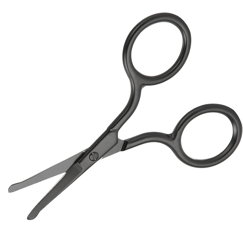 JTLB JTLB Nose Hair Scissors, Rounded Tip, Moustache, Beard, Facial Eyebrow, Scissors Trimmer
