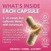 ELLASIE Womens Live Cultures Complex 20 Billion CFU | 10 Strains | Multi Strain Bio Cultures with Lactobacillus, Bifidobacterium & Bacillus Coagulans + Dandelion & DGL Liquorice | Vegan 30 Day Supply view 2