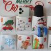 EMASDGEY Canvas Christmas Countdowns Calendar with 24 Fillable Pocket Wall Hanging Advent Decoration Handmade Present Bag Creative Christmas Calendar view 4