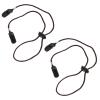DEARMAMY 2pcs Adjustable Brown Hat Clips Multi-function Caps Strap Outdoor Hat Retainer Clips Anti-loss for Travel Cycling Hiking Sports