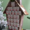 SHYYOULQE Holiday Seasonal Advents Calendar Houses Holiday Wood Advents Houses Calendar Christmas Countdowns with Decoration Christmas Countdowns Houses view 3