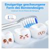 10-Pack Kids Replacement Toothbrush Heads,Compatible with Seago SG513/SG977/SGEK6/DT-K6(Blue) view 3