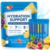 Electrolytes Powder Packets, Hydration Powder Drink Mix - 7 Essential Electrolytes, 5 Vitamins for Hydration & Nutrients Replenishment, Energy Recovery, Sugar Free - 24 Packets/6 Flavors view 1