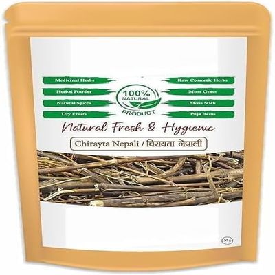 AR Chirayata Nepali Stick - 3.53Oz / 100g - Vellarugu - Nepali Whitehead - Chirayata - Andrographis Paniculata - Enicostemma Littorale