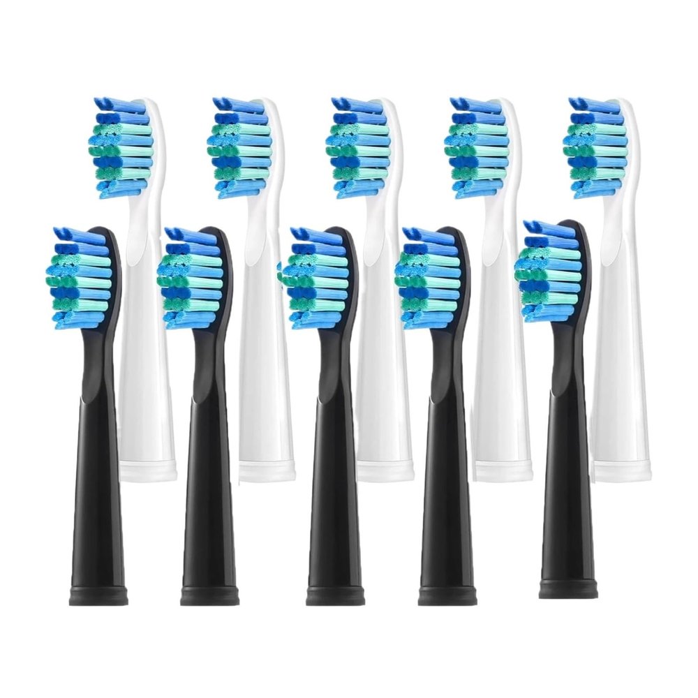 5/10/16 Pcs Replacement Brush HeadsCompatible for Fairywill Toothbrush Head T Bristle Refill Tooth Clean(Multi)